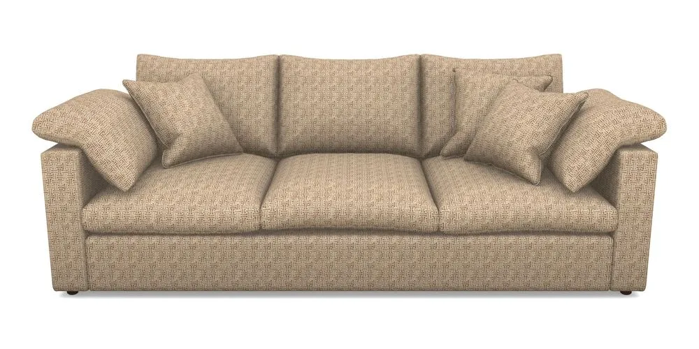 4 Seater Straight Arm Sofa
