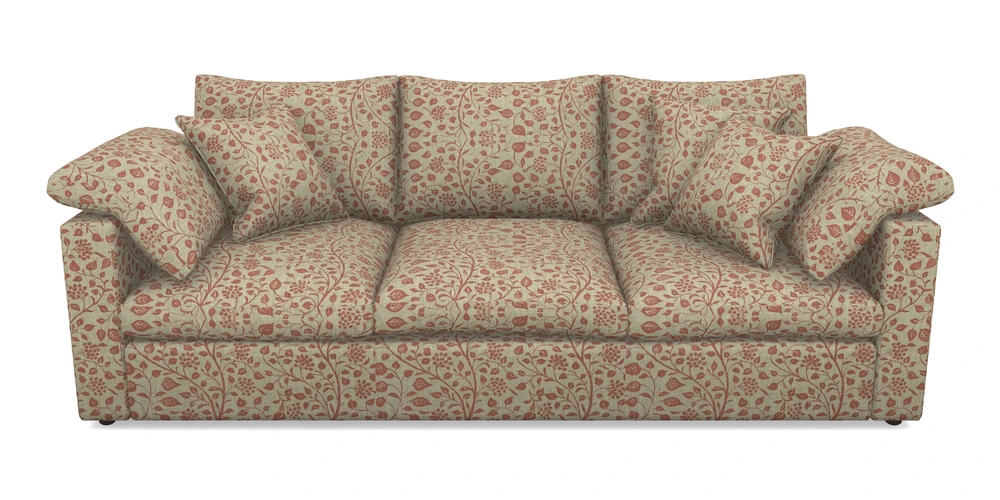 4 Seater Straight Arm Sofa