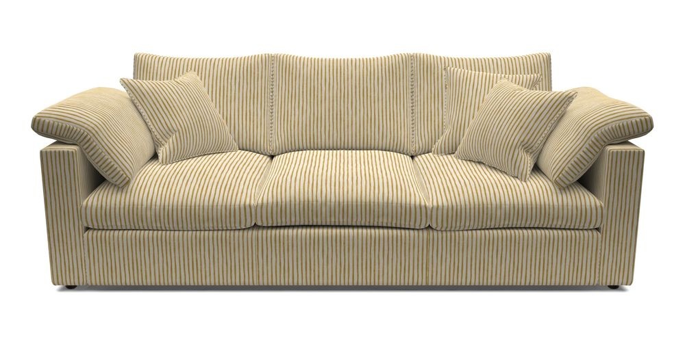 4 Seater Straight Arm Sofa