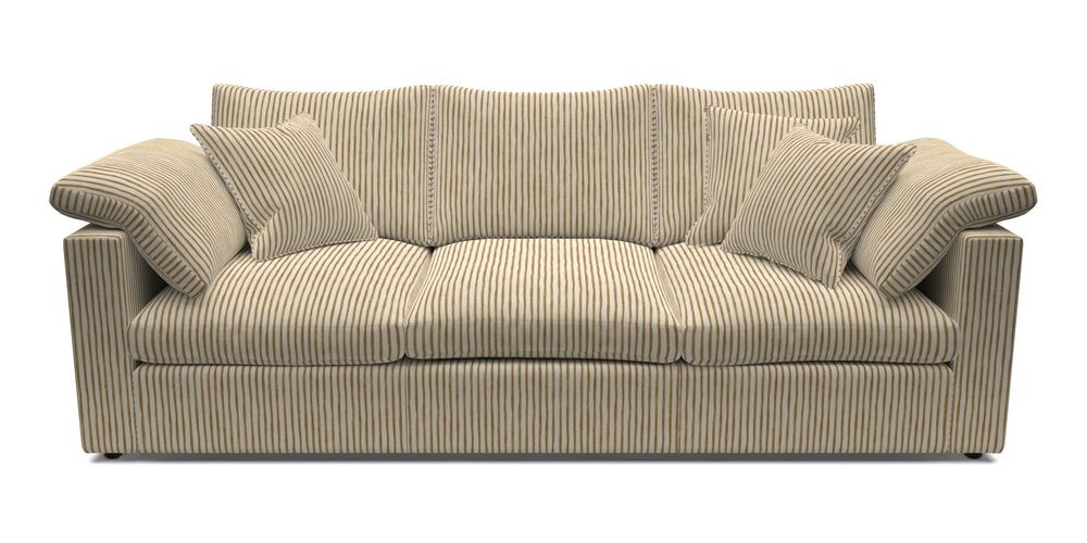 4 Seater Straight Arm Sofa