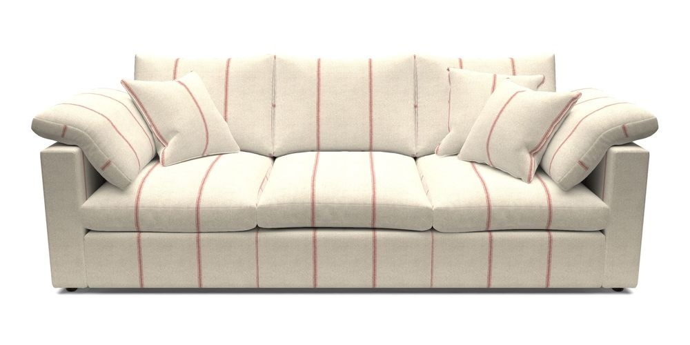 4 Seater Straight Arm Sofa
