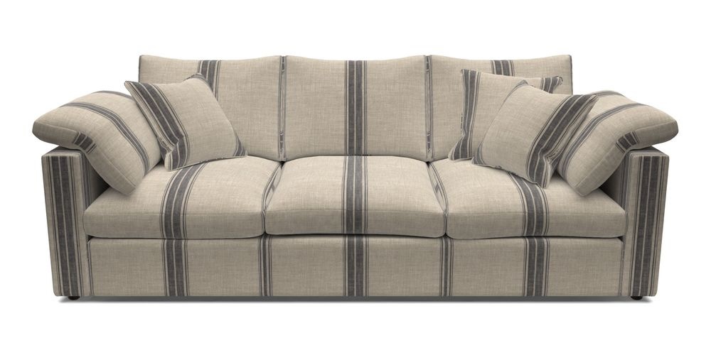 4 Seater Straight Arm Sofa