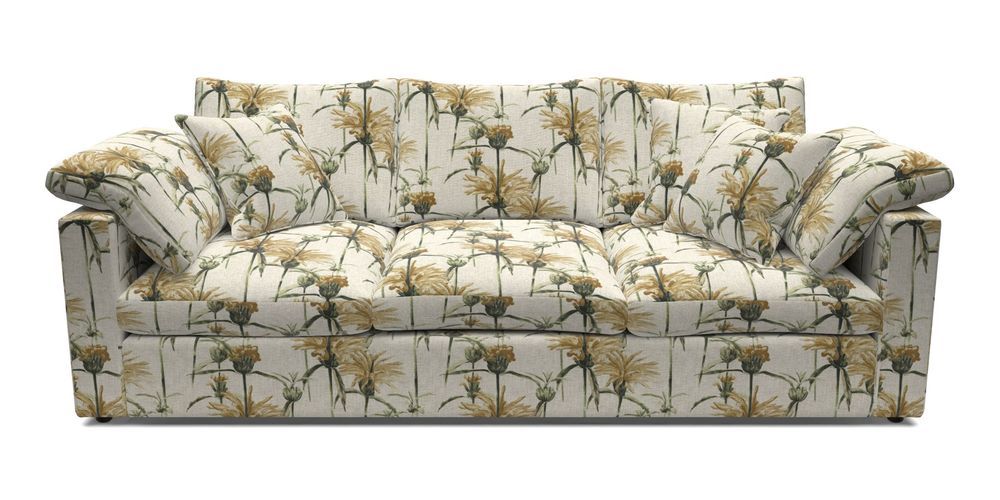 4 Seater Straight Arm Sofa