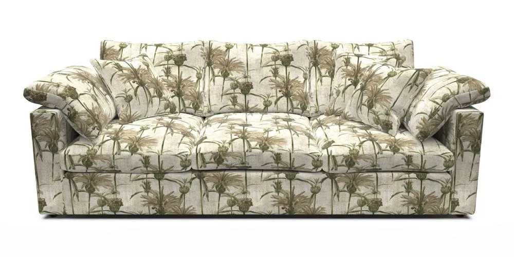 4 Seater Straight Arm Sofa