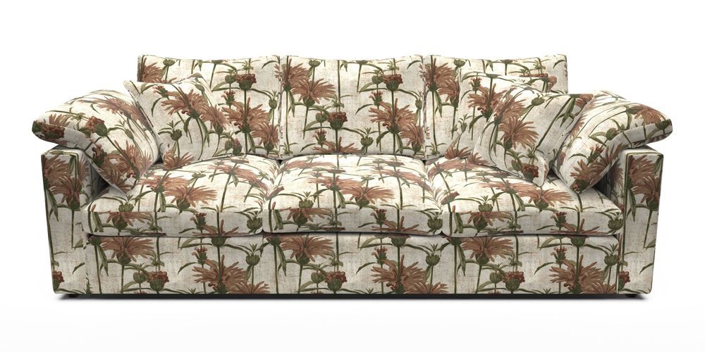 4 Seater Straight Arm Sofa