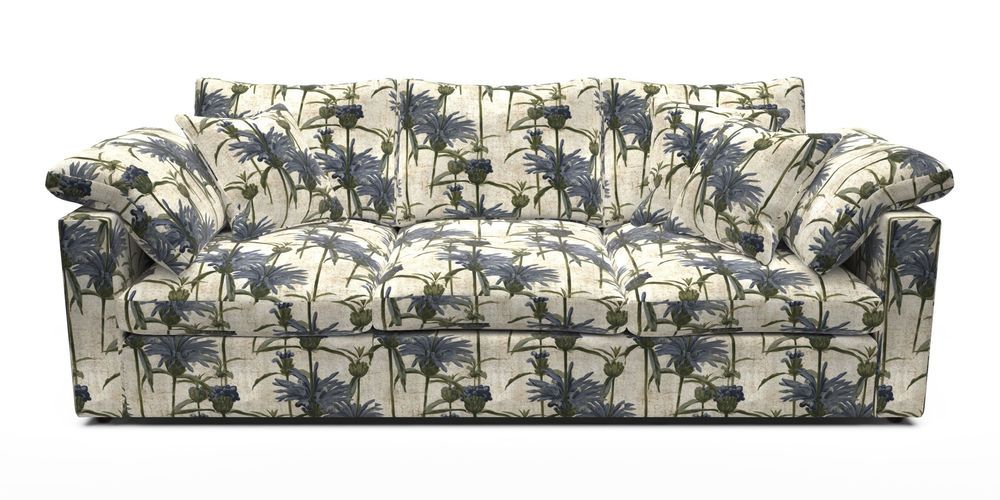 4 Seater Straight Arm Sofa