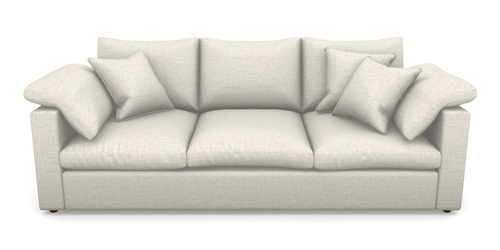 Product photograph of Big Softie Straight Arm 4 Seater Straight Arm Sofa In House Natural - Ivory from Sofas and Stuff Limited