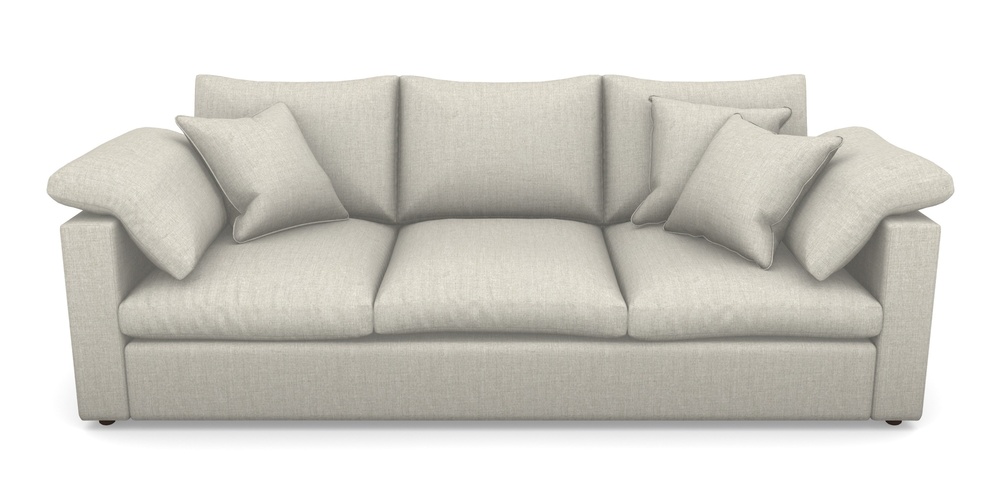 Product photograph of Big Softie Straight Arm 4 Seater Straight Arm Sofa In House Plain - Clay from Sofas and Stuff Limited