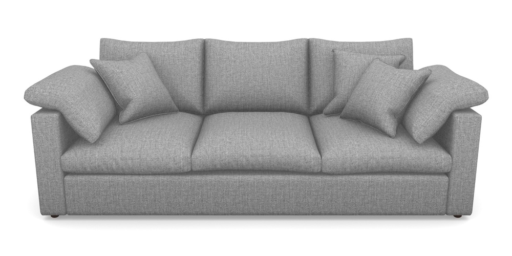 Product photograph of Big Softie Straight Arm 4 Seater Straight Arm Sofa In House Plain - Nickel from Sofas and Stuff Limited