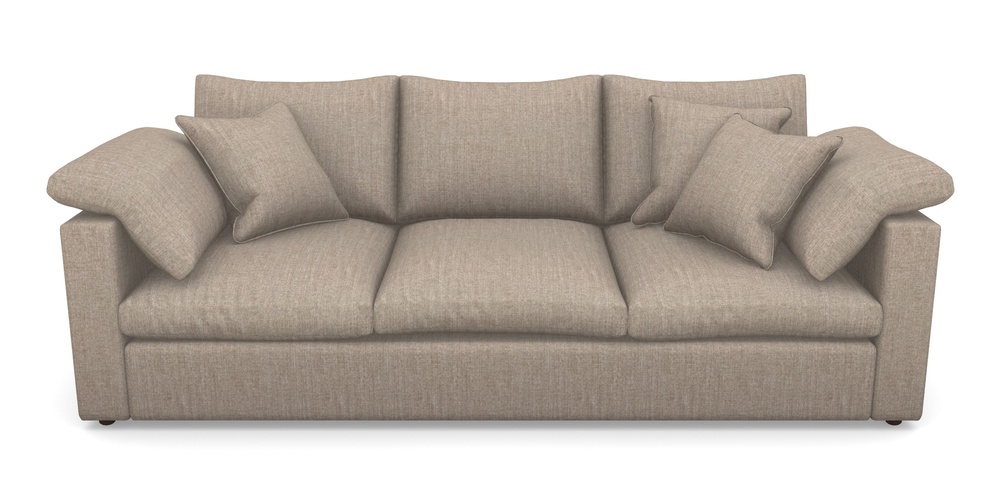 Product photograph of Big Softie Straight Arm 4 Seater Straight Arm Sofa In House Plain - Nutmeg from Sofas and Stuff Limited