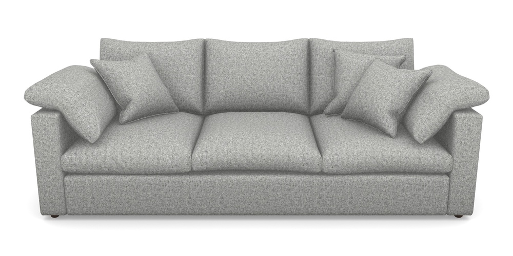 Product photograph of Big Softie Straight Arm 4 Seater Straight Arm Sofa In House Wool - Mercury from Sofas and Stuff Limited