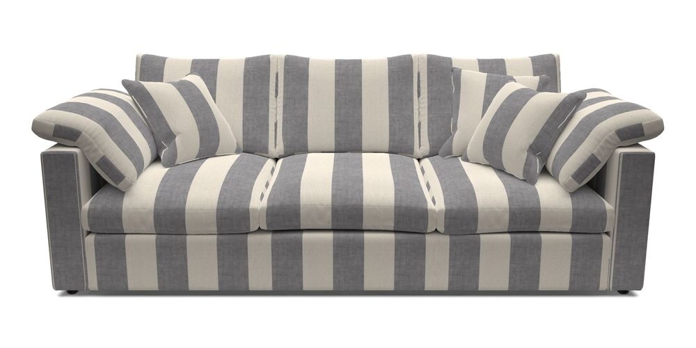 4 Seater Straight Arm Sofa