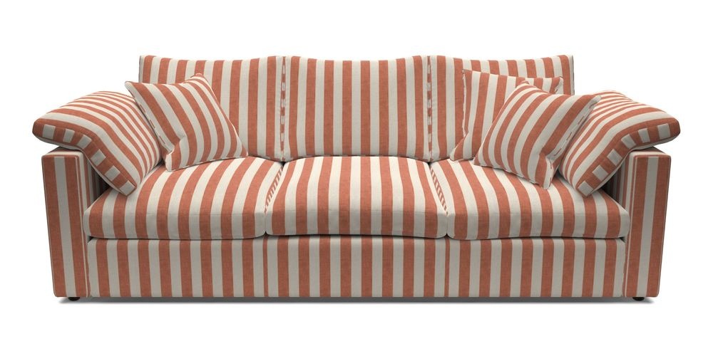 4 Seater Straight Arm Sofa