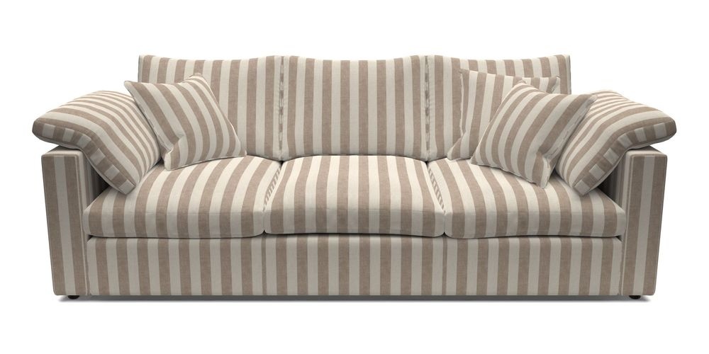4 Seater Straight Arm Sofa