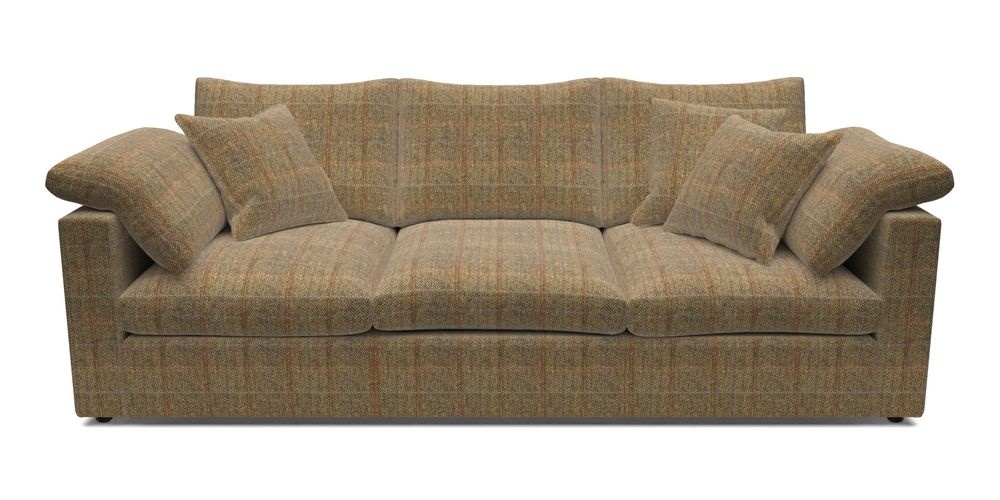 4 Seater Straight Arm Sofa