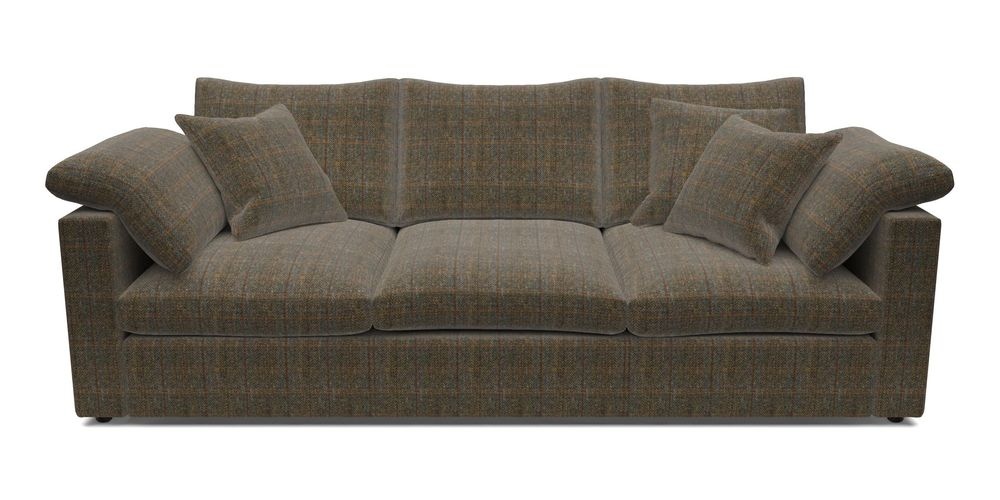 4 Seater Straight Arm Sofa