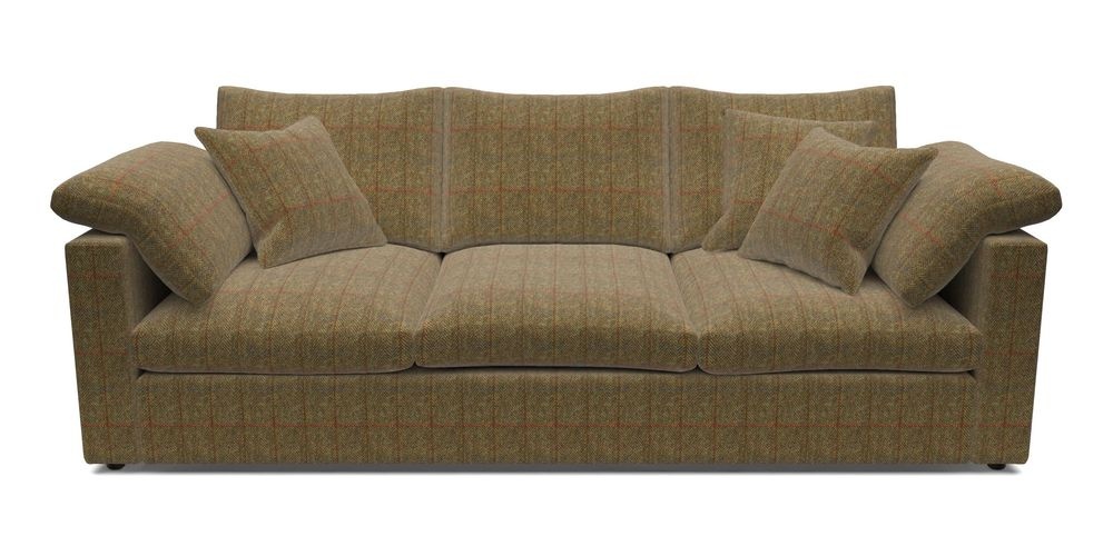4 Seater Straight Arm Sofa
