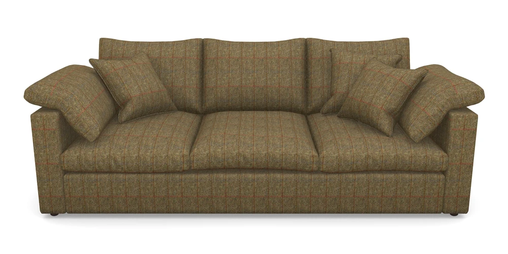 4 Seater Straight Arm Sofa