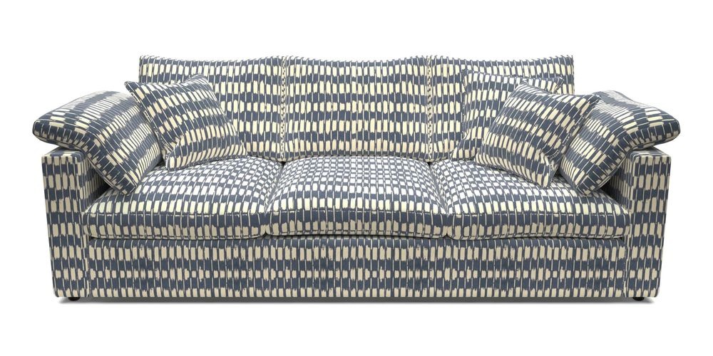 4 Seater Straight Arm Sofa