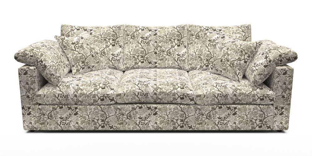 4 Seater Straight Arm Sofa