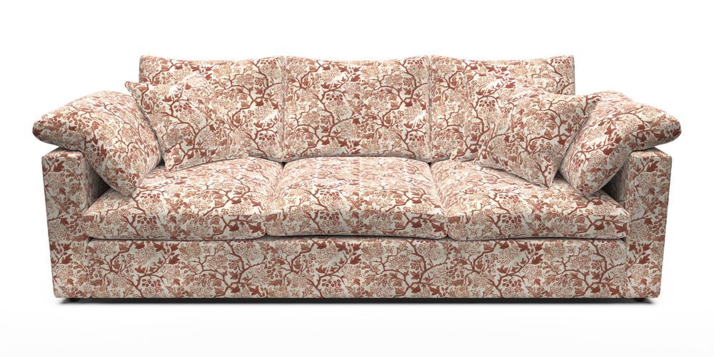 4 Seater Straight Arm Sofa