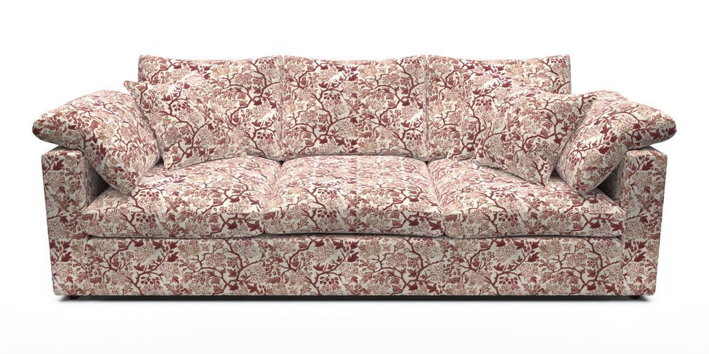 4 Seater Straight Arm Sofa