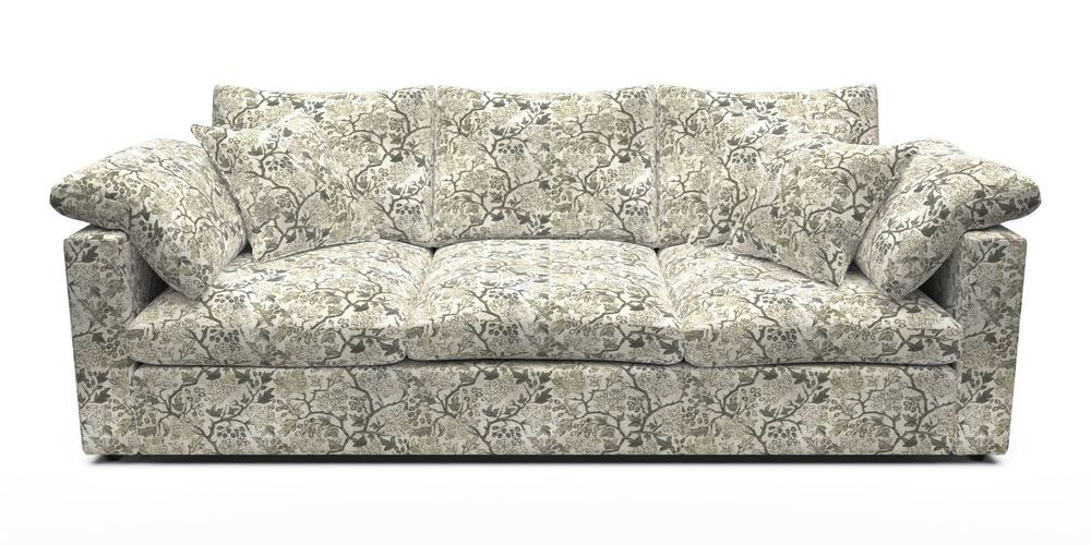 4 Seater Straight Arm Sofa