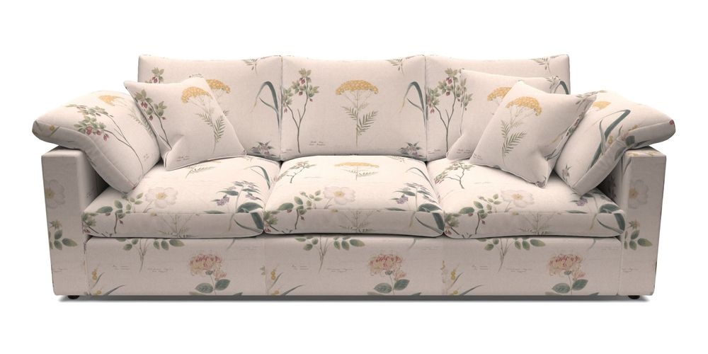 4 Seater Straight Arm Sofa