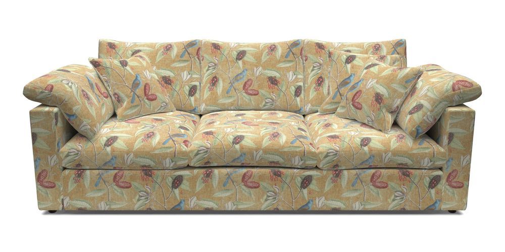 4 Seater Straight Arm Sofa