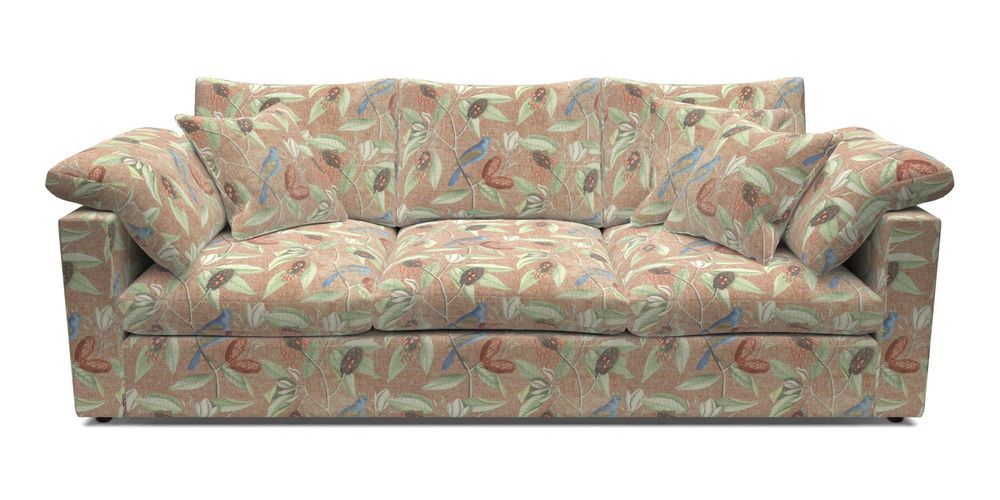 4 Seater Straight Arm Sofa