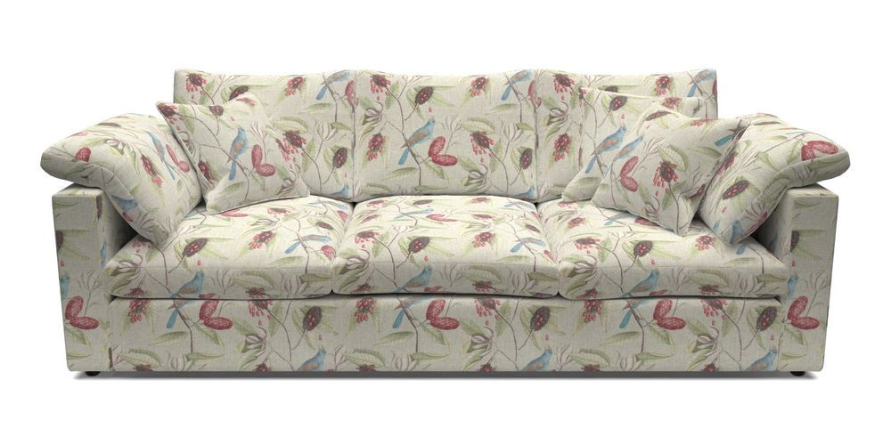 4 Seater Straight Arm Sofa