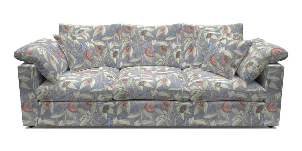 4 Seater Straight Arm Sofa