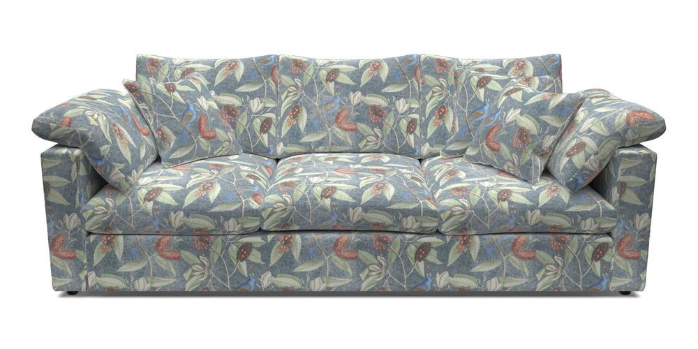 4 Seater Straight Arm Sofa