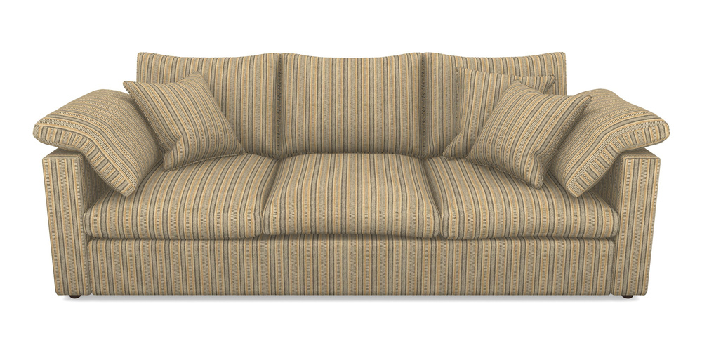 Product photograph of Big Softie Straight Arm 4 Seater Straight Arm Sofa In Cloth 22 Weaves - North Cascades - Amber from Sofas and Stuff Limited