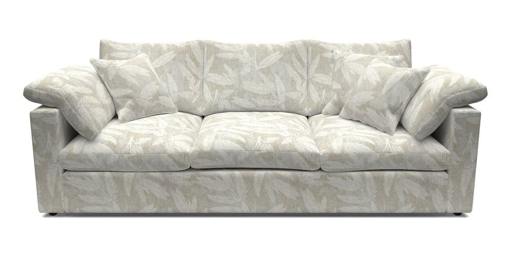 4 Seater Straight Arm Sofa