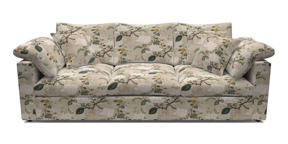 4 Seater Straight Arm Sofa