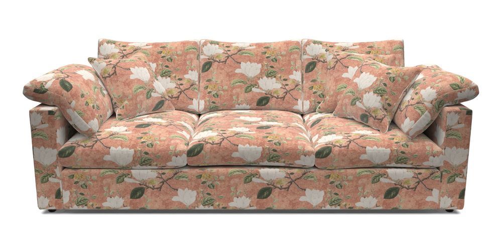 4 Seater Straight Arm Sofa
