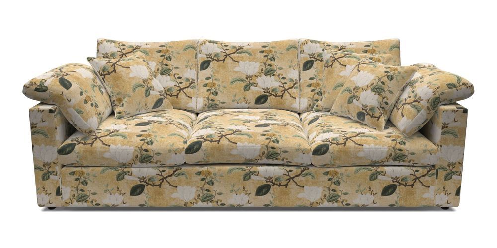 4 Seater Straight Arm Sofa
