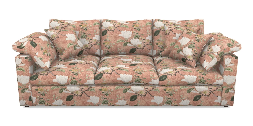 4 Seater Straight Arm Sofa