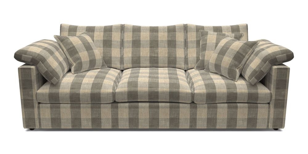 4 Seater Straight Arm Sofa