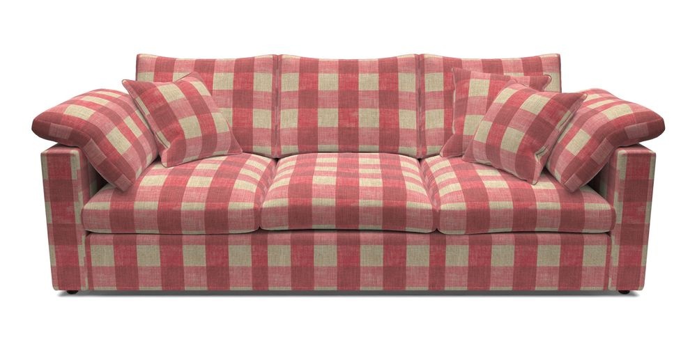 4 Seater Straight Arm Sofa