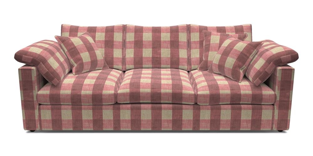 4 Seater Straight Arm Sofa