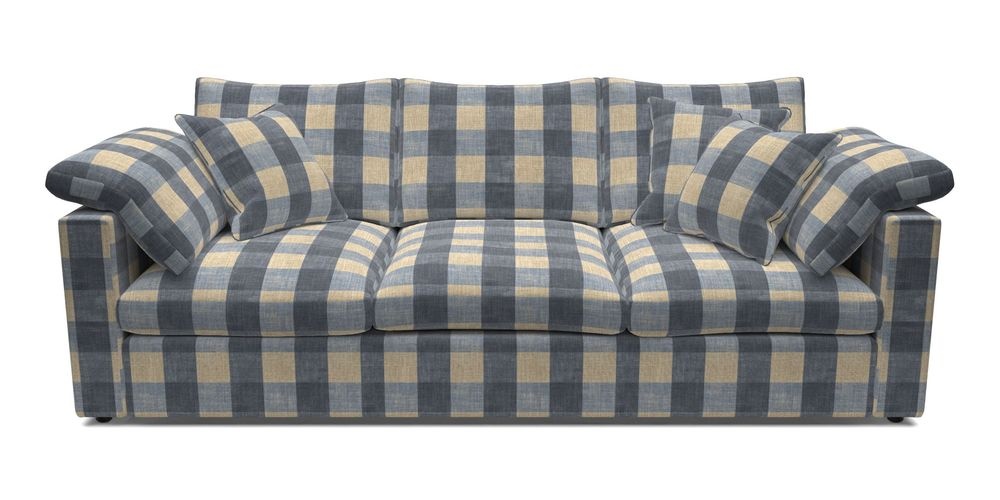 4 Seater Straight Arm Sofa
