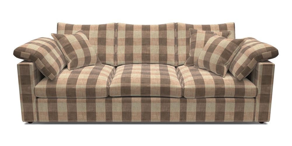 4 Seater Straight Arm Sofa