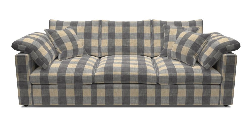 4 Seater Straight Arm Sofa