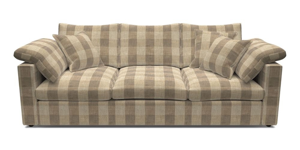 4 Seater Straight Arm Sofa