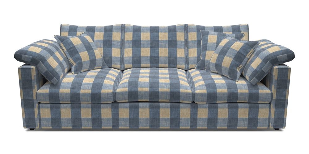 4 Seater Straight Arm Sofa