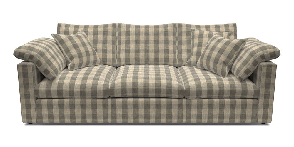4 Seater Straight Arm Sofa