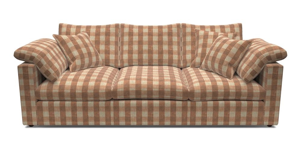 4 Seater Straight Arm Sofa