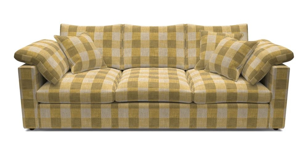 4 Seater Straight Arm Sofa